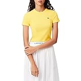 Lacoste Womens Crew Neck Short Sleeve Slim Fit