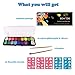 Bowitzki Face Paint Kit for Kids Adults with Stencils Glitter Brushes Halloween Face Painting Set for Sensitive Skin Water Based FDA Compliant Professional Body Painting Makeup (16 Colors+2 Glitter)