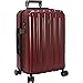 Delsey Luggage Helium Titanium Carry-On EXP Spinner Trolley Red