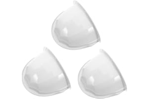 EXHUMKY 3pcs Waterproof Security Camera Cover Sun Rain Shade Universal Outdoor Camera Weatherproof Shelter Plastic