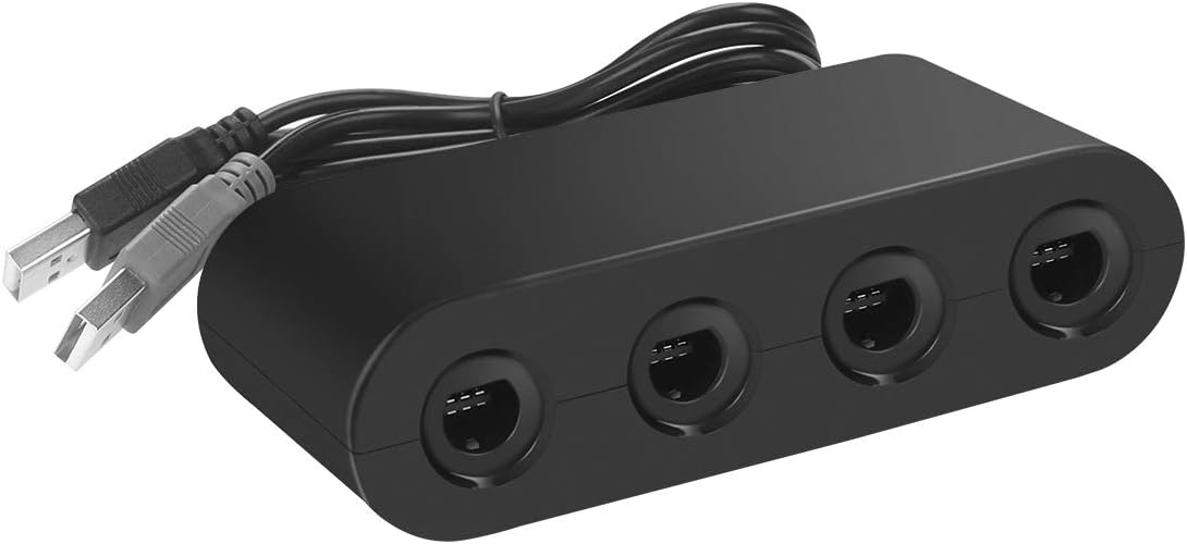 Controller Adapter for Switch/Wii U/PC - Work for Super Smash Bros Adapter, No Drivers Needed