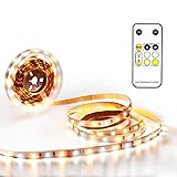 YIHONG 16.4ft LED Strip Lights LED Ribbon with Remote Control Adjustable Color Temperature and Brightness DIY Under Cabinet Lighting Kitchen Closet Party Decoration |High Lumen|Cool/Neutral/Warm White