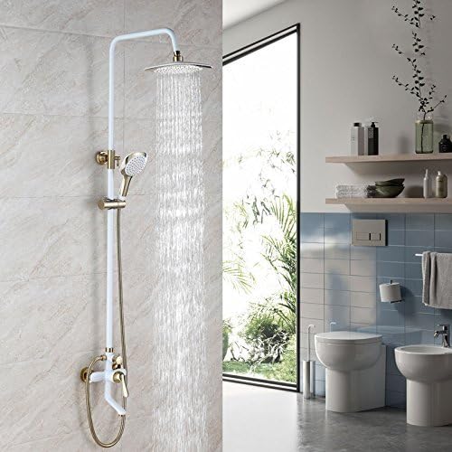 Home Bathroom The Bathroom Shower Elevator Ceramic Titanium Costume Antique Gold Under Water, Third Valve Shower Bath Shower Water Heaters