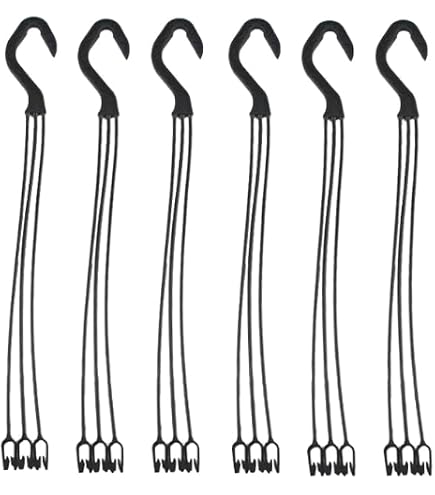 Heavy Duty 3-Point Hanging Basket Chains - 2 Pack Weatherproof Metal Chains For Planters, Bird Feeders & Garden Decor-1134408