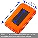 Shield Your Body Anti Radiation Cell Phone Pouch, Cell Phone Sleeves for Blocking EMF, Radiation Blocker for Cell Phone, Orange, XL, for Phones Up to 3.25-inches Wide (7 x 4.25 Inches Pouch Size)