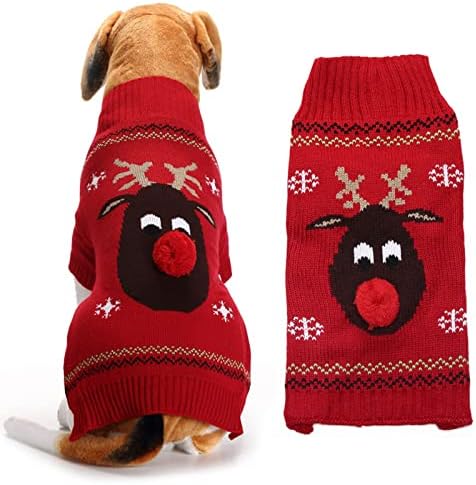puppy holiday sweater