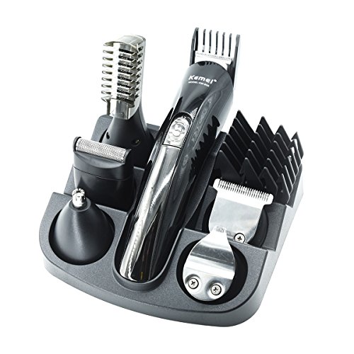 Grooming Kit,T-Antrix 12 in 1 Professional Mens Shaver Rechargeable Waterproof Beard and Mustache Trimmer,Noes and Ear Hair Trimmer, Hair Clippers for Men Barbers Salon with 5 Guide Combs