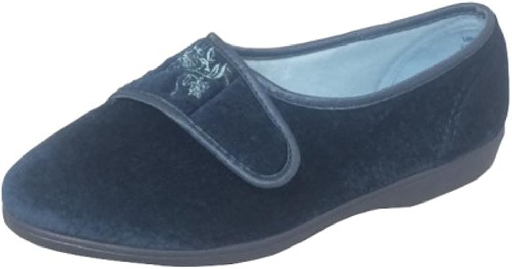 wide fit velcro slippers