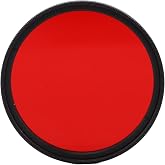 Lens Filter, Optical Glass Red Filter Camera Lens Camera Filters with Multilayer Coating for