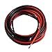 BNTECHGO 16 Gauge Silicone Wire Ultra Flexible 20 feet high temp 200 deg C 600V 16 AWG Silicone Wire 252 Strands of Tinned Copper Wire Stranded Wire Model Battery Cable Black and Red Each Color 10 ft primary
