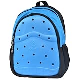 Optari Blue Waterproor Backpack with Inside Net Pockets - 13