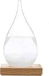 Coocnh Storm Glass Weather Predictor Barometer Crystal Bottle Decorative view 5