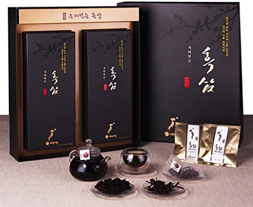 [DANURIM] 9 Times - Steamed 9 Times - Dryed Black Ginseng Slice Type 4g x 30ea, 99.99% Korean 5 Year Black Ginseng Slices
