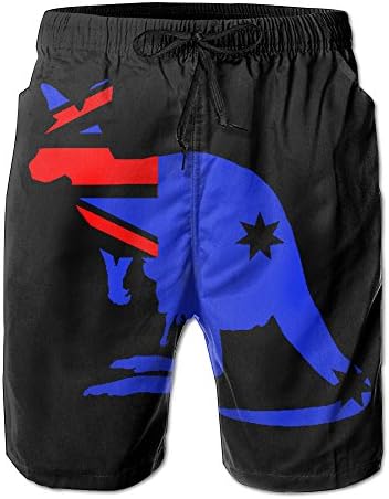 Australian Flag Scribble Quick Dry Boardshorts For Mans