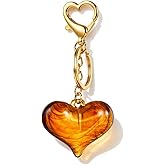 SHANTYSON Heart Bow Keychain for Women Cute Key Chain Bag Charms Accessories Car Purse Backpack Valentines Jewelry Gifts