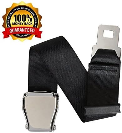 ZZTX Airplane Seat Belt Extender E4 Safety Certified 7-34" Adjustable Extender Airplane Seat Elderly Seat Belt Extension