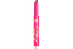 Too Faced Lip Injection Extreme Plumping Clicks | Hydrating, Sheer-To-Medium Buildable Coverage, Lip Plumper with Click Applicator, 0.05 Ounce