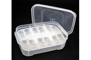 YGTGZ 12 Grids Reptile Breeder Box Professional Plastic Reptile Breeding Box Hatching Incubator for Amphibians Snakes Lizards Turtles Tortoises Geckos with Eggs Tray Thermometer Not Included