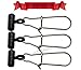 JSHANMEI Interlock Zip Slider High-strength Sinker Slides with Nice Snap Black Sinker Slider for Fishing Line