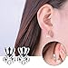 Earring Backs for Droopy Ears - Earring Lifters (2 Earring Lifters + 2 Earring Backs + Jewelry Box) - Earing Backs Secure Rubber - Earring Backs Rubber Earring Backs Clear Earring Backs Replacements