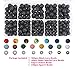 Paxcoo 700pcs Lava Beads Stone Rock with 8mm Chakra Beads and Bracelet Spacers Beads Bracelet String for Essential Oil Adult Jewelry Making Supplies
