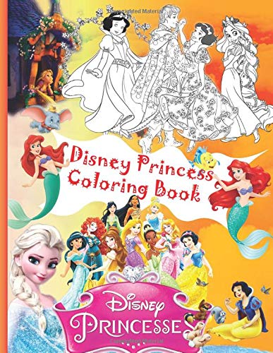 Disney Princess Coloring Book Coloring Book With Snow White Cinderella Aurora Ariel Belle Jasmine Pocahontas Mulan Tiana Rapunzel Merida Gift For Disney Princess Coloring Lovers Amazon Co Uk Dream Rapunzel Books