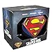 Paladone Superman Shaped Ceramic Coffee Mug - DC Comics Embossed Cup