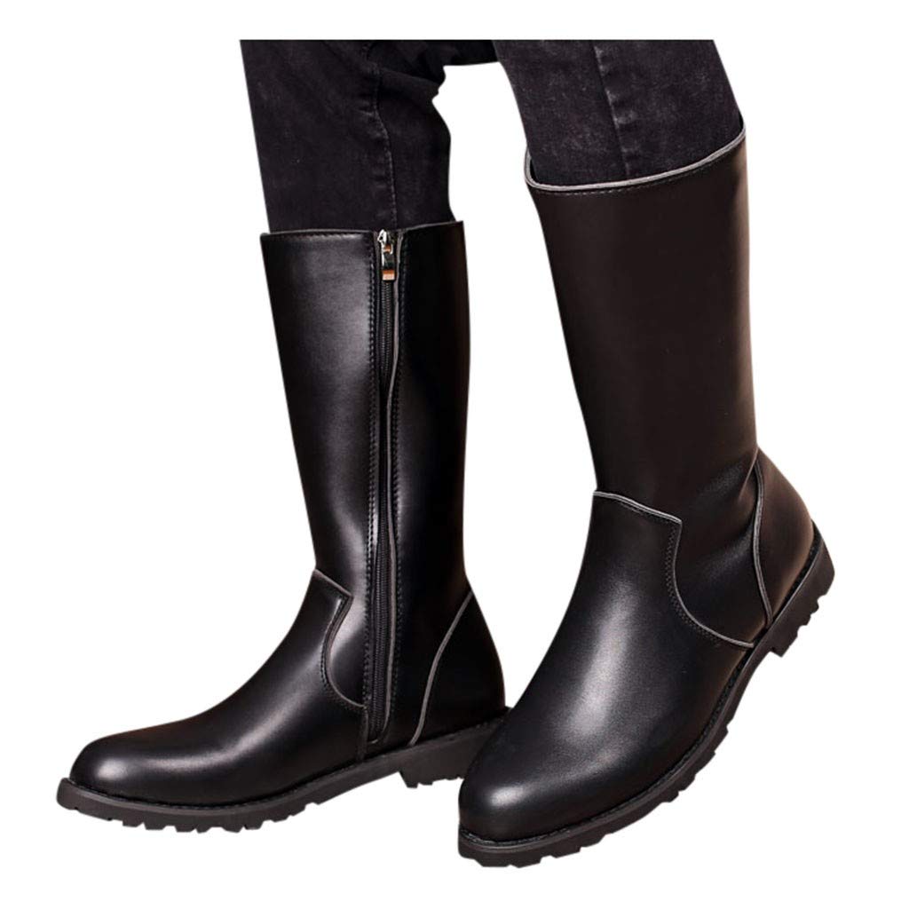 mens knee high motorcycle boots