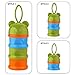 Accmor 3 Layers Baby Milk Powder Formual Dispenser, Baby Feeding Travel Storage Container with Handle, Non-Spill Stackable Snack Storage Container, BPA Free