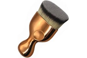 GOERTI Bronze Tan Self Tanning Brush - Kabuki Brush for Self Tanner, Body Makeup Brush for Leg Makeup, Face and Body Tan Mitt Applicator, Blend & Blur Body Applicator for Tanning Mousse