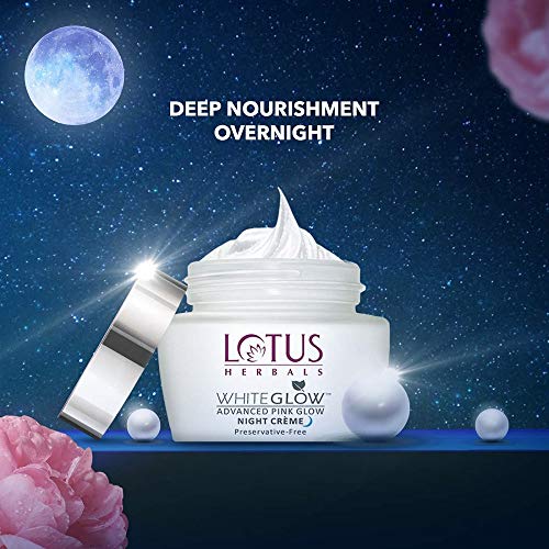 lotus pink glow night cream