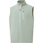 M MAELREG Mens Vests Outerwear Windproof Lightweight Softshell Vests Zip Pockets Sports Sleeveless Jacket Golf Vests for Men