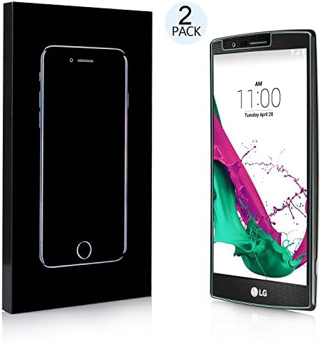 UTHMNE 2-Pack LG G4 Tempered Glass Screen Protector, 0.3mm Slim And 9H Hardness Bubble Free, Anti-Fingerprint, Oil Stain&amp;Scratch Coating