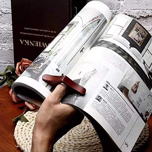 2pcs Wooden Thumb Book Page Holder for Book Lover Gift for Magazine