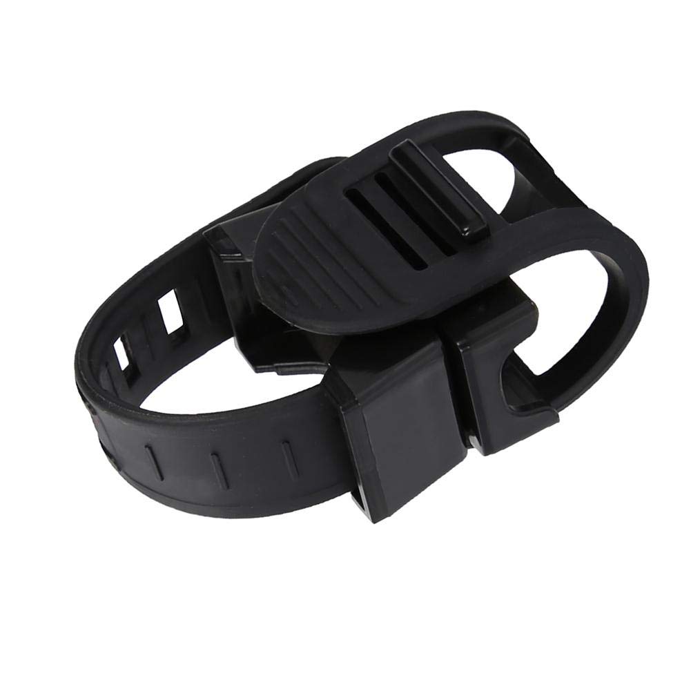 Junluck Universal Bicycle Headlight Holder, Adjustable 360 Degree Rotation Bicycle Flashlight Mount Clip Bracket for Road Bike Cycling Part, Suitable for 28-40mm Diameter Flashlight