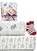 Crib Sheets - 2 Pack Fitted Crib Sheet Set - for Baby Girl & Boy as Toddler, Infant - Jersey Cotton Mattress Covers for Bed - Elephants & Arrows Unisex Bedding Style - Nice Shower Gift
