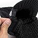 Beard Head Stubble Rider Beard Beanie - Original Handmade Brimmed Hat and Removable Beard Black