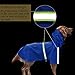 okdeals Dog Raincoat Leisure Waterproof Lightweight Dog Coat Jacket Reflective Rain Jacket with Hood for Small Medium Large Dogs(Blue,L)