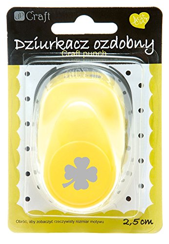 dp Craft 2.5 cm Shamrock 3 Craft Punch, Multi-Colour