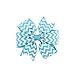 YOY Fashion Headbands Grosgrain Ribbon Chevron Printed Boutique Hair Bows Alligator Clips for Baby Girls Kids Teens Toddlers Children Pack of 20