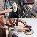 Coceca 3 Inches and 6 Inches Drill Polishing Pad, Buffing Pads kit 30pcs Including 25 Sponge Pads and 3 Woolen Buffer with 2 Drill Adapter