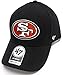 '47 San Francisco 49ers NFL Basic Black Brand MVP Adult Adjustable Hat Cap