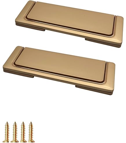 sourcing map Flush Pull Doigt Insert Encastré Cabinet Poignée 120mmx40mmx21mm Noir 2Pcs sourcing map Flush Pull Doigt Insert Encastré Cabinet Poignée 120mmx40mmx21mm Noir 2Pcs