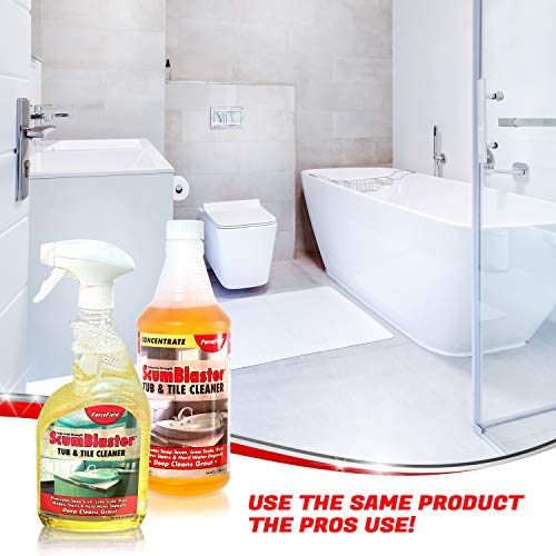 ForceField ScumBlaster Soap Scum Remover, Tile and Grout Cleaner, Hard