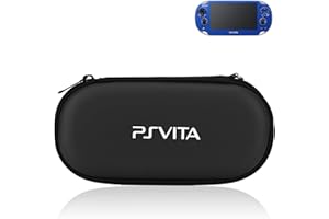 DAUERHAFT PS Vita Case, Carrying Case Compatible for PS Vita, Portable Travel Carrying Bag for PS Vita, and Whockproof Professional Vita Travel Pouch (Black)