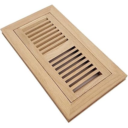 Heating Cooling Air Floor Diffuser Wood Register Wooden Vent