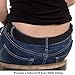 Silver Lilly Invisible Belt for Women - Elastic Adjustable No Show Web Belt