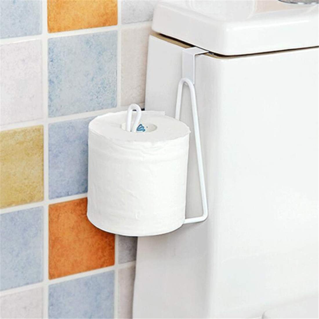 RONGT Toilet Paper Holder - Over The Toilet Tank Double Roll Tissue Towel Paper Holders Organizer for Bathroom Kitchen Storage Organization (A)