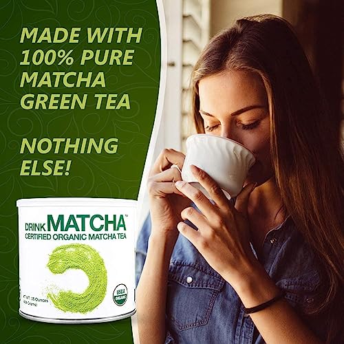 MATCHA DNA MATCHA GREEN TEA POWDER, USDA ORGANIC, 16 OZ