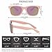 COCOSAND Unisex Women Men UV400 Sunglasses with Sun Protection Mirrored Lens